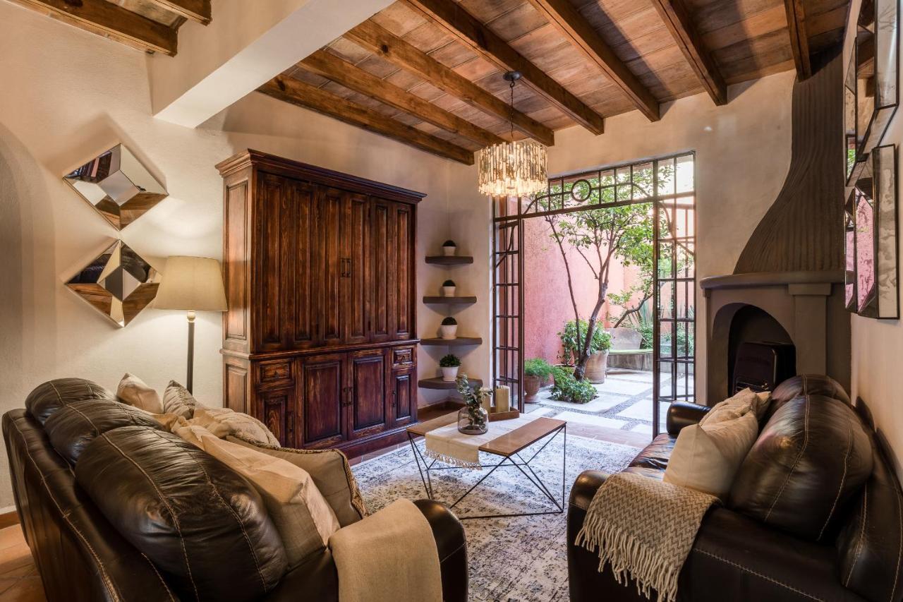 3Br Garden Home With Rooftop & Garage In Centro San Miguel De Allende Dış mekan fotoğraf