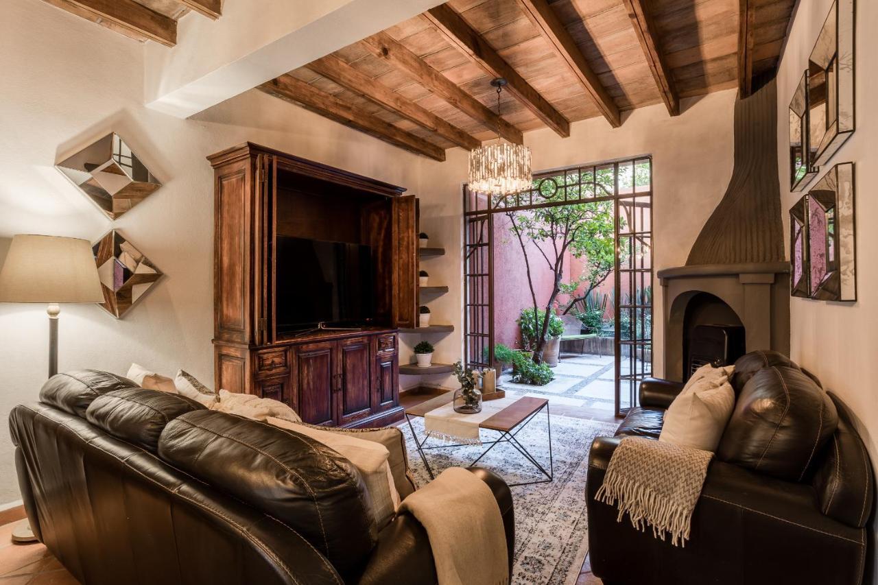 3Br Garden Home With Rooftop & Garage In Centro San Miguel De Allende Dış mekan fotoğraf