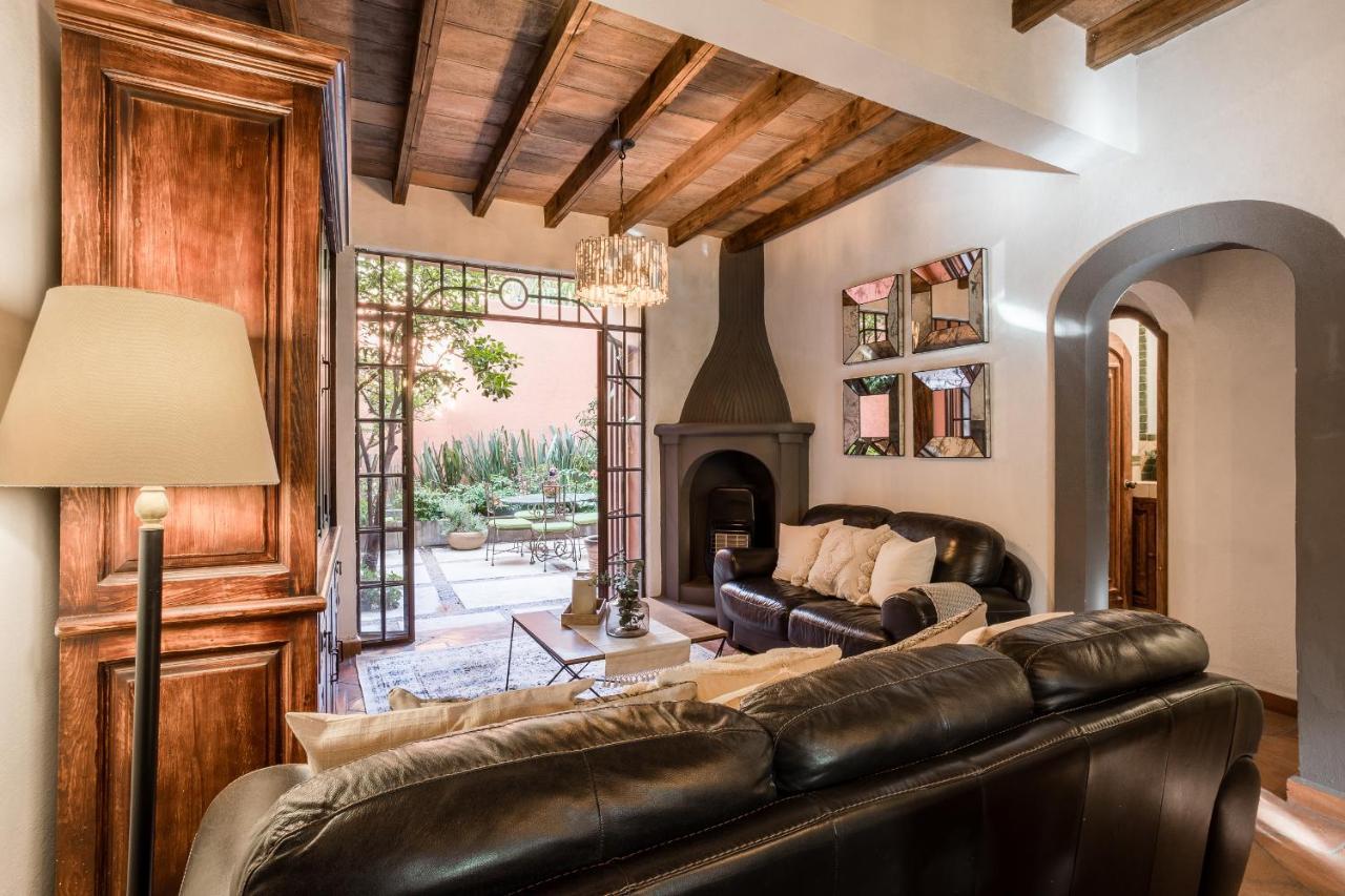 3Br Garden Home With Rooftop & Garage In Centro San Miguel De Allende Dış mekan fotoğraf